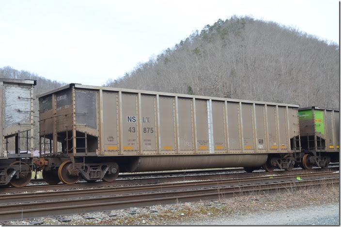 NS gon 43875 was built by Trinity in 02-2008. Naugatuck WV.