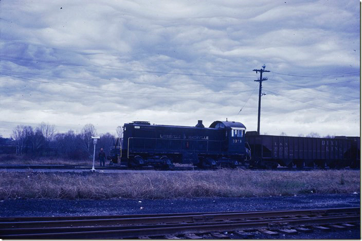 My first visit was on 11-22-1970. I had been with my parents to a football game in Knoxville between UK and UT (we lost). I persuaded them to return home via Corbin. S-2 2323 was switching near the depot. L&N. Corbin KY.