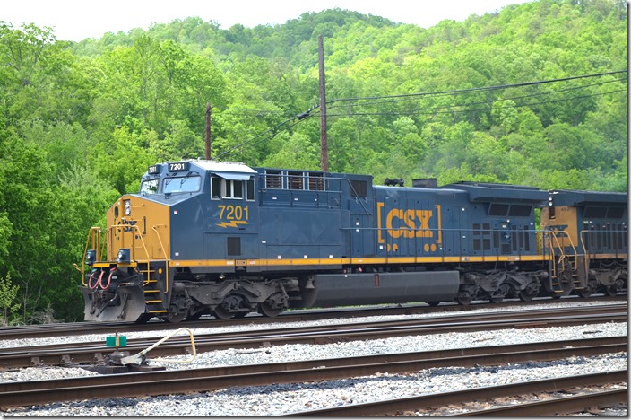 CSX 7201 is the former 207. It has received upgrades and now called a “CM44AH.” Shelby KY.