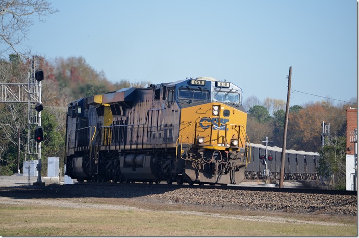 CSX 858-378. View 2. Hamlet NC.