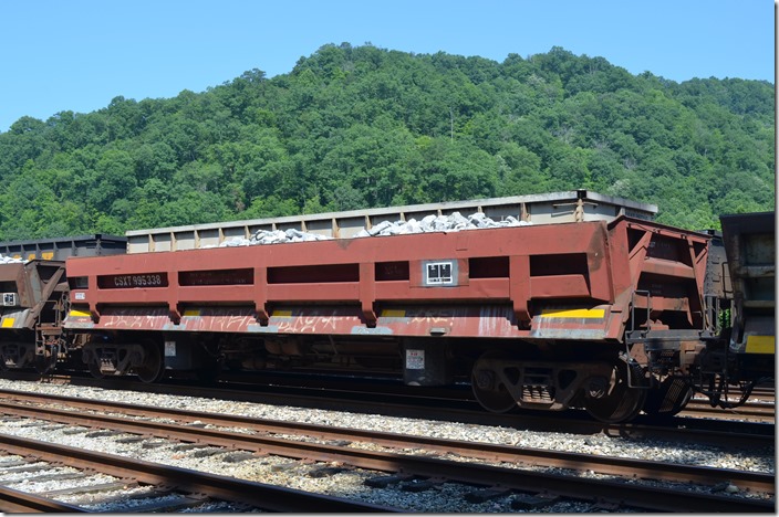 CSX MW 995338 was ex-Seaboard System, nee-Seaboard Coast Line 465338. It also has a volume of 1,350 cubic feet but was built 12-1976. Shelby KY.