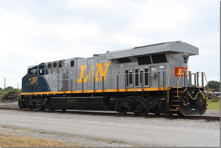 CSX 1850. L&N Heritage. Etowah TN.