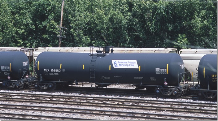 TILX (Trinity Industries Leasing) 198550 is on an ethanol train.