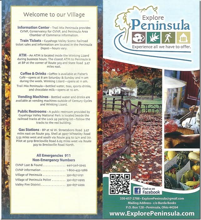 Peninsula brochure. Page 1.