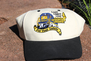 CSX Operation Lifesaver hat
