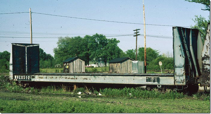 WVCX flat 512 at Doswell VA, on 05-07-1988.
