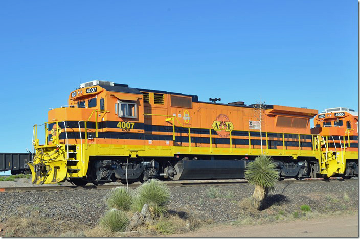 AZER B40-8 4007 is ex-UP (presumably ex-SP). Lordsburg NM.