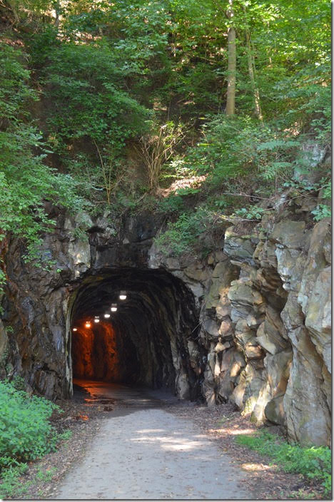 N&W Lynchburg Tunnel. View 2. East portal.