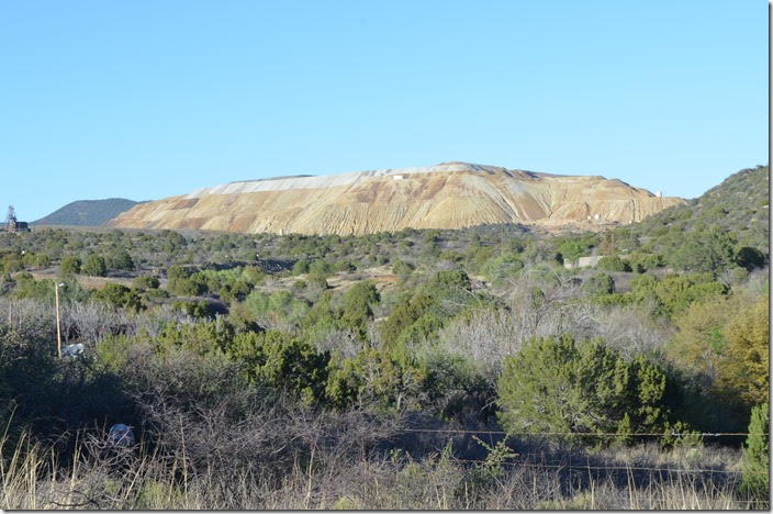 Looking northeast from Bayard at the outcrop of the Chino operations of Freeport-McMoRon Inc. Chino Mine outcrop near Bayard NM.