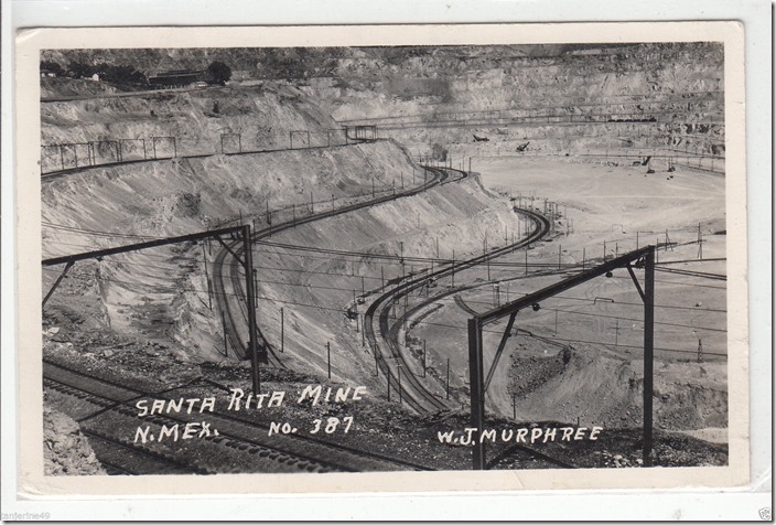 KCC Santa Rita. Copper pit 1964.