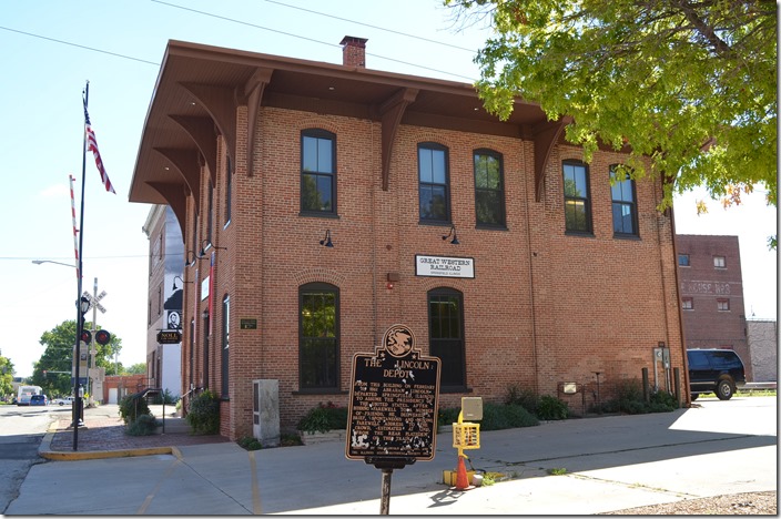 Great Western Railroad depot. Springfield IL.