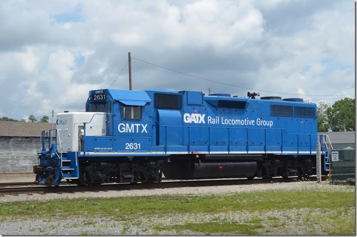 GMTX GP38-2 2631. Buckhannon WV.