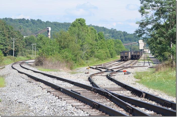 Arch Coal Sentinel Mine. West end of the Sentinel mine siding. Corders Crossing WV.