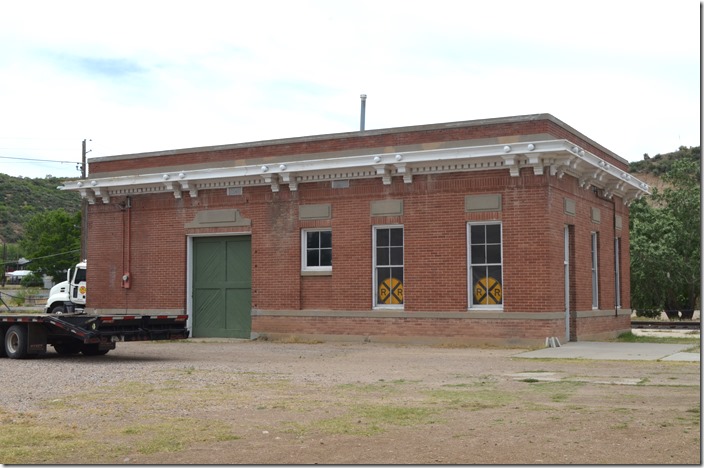 The baggage building is definitely used for railroad storage. AZER baggage bldg. Globe AZ.