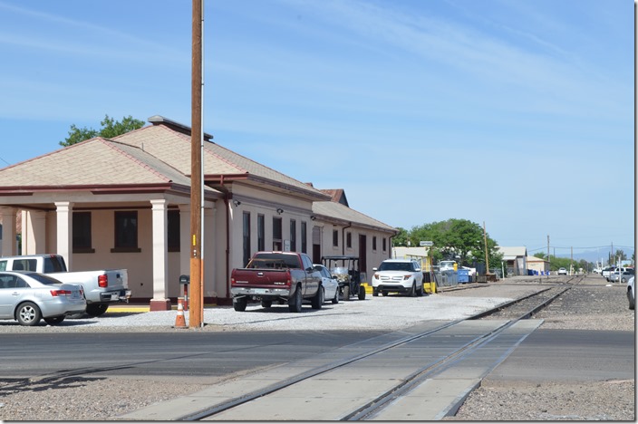 AZER depot Safford AZ, looking northwest toward Globe. Thursday, 05-02-2019.