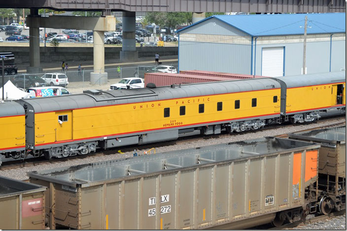 UP steam boiler and generator car UPP 209 “Howard Fogg.”