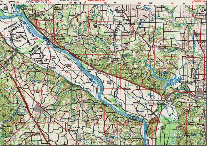 Paducah KY-IL-MO-IN, 1:250,000 quad, 1987, USGS.