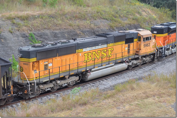 BNSF SD70MAC 9963 West Jefferson. 