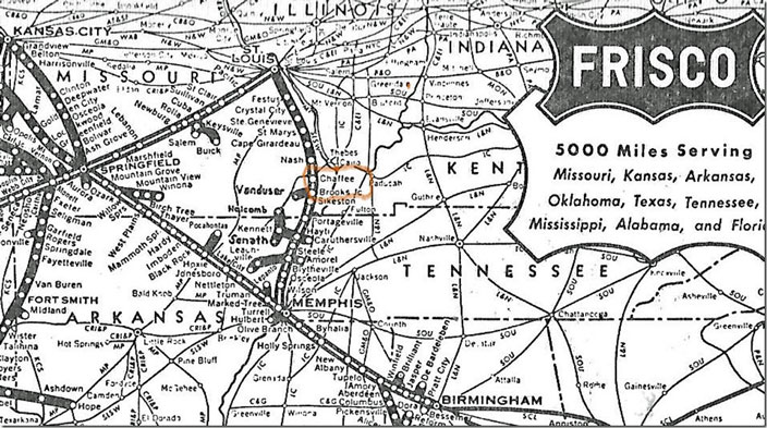 Frisco map.