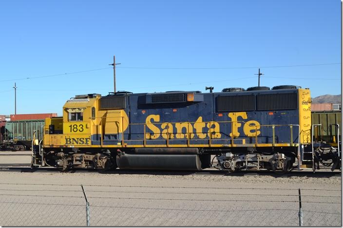 BNSF GP60 183 Barstow CA.