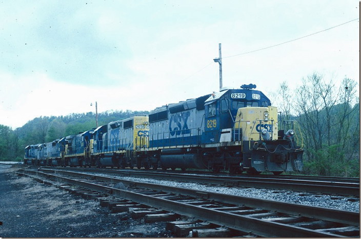 The squadron of local power based at Brooklyn Jct. include 8219-2656-5903-6933-2236-6042. All are likely still on the roster except the lone GE serving in the same capacity.