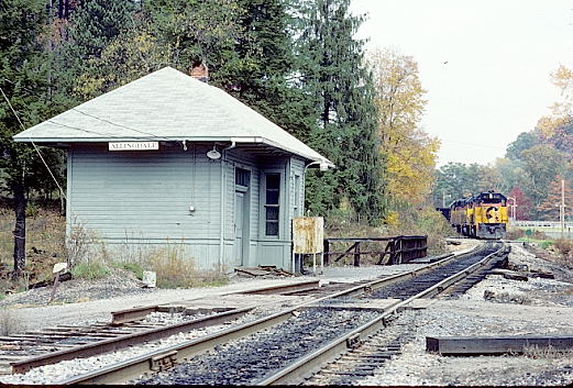 A mile down the line at Allingdale we encountered CS 4090-4230-4298 sitting on the main also.