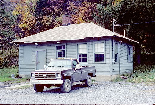 Former Strouds Creek & Muddelty trainmaster's office. 