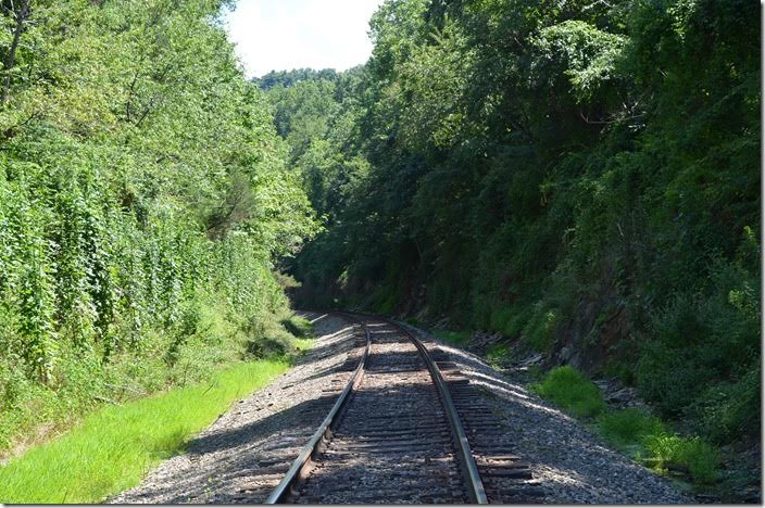 Buckingham Branch toward Blue Ridge Tunnel near Waynesboro.