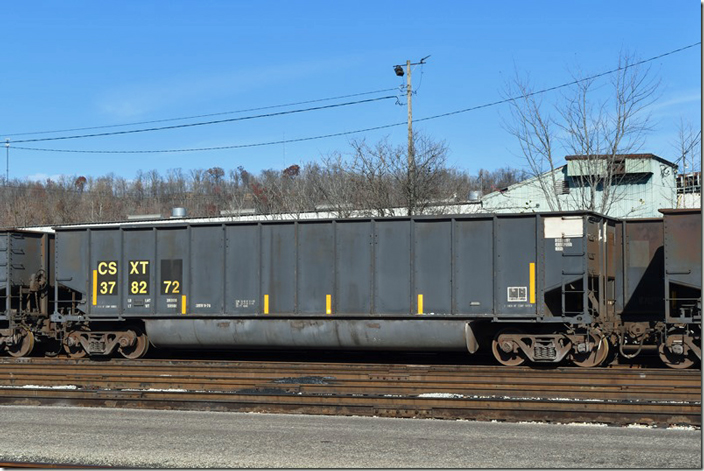 CSX 378272 has 203,000, 4,040 cu ft and was built 09-1978. It is ex-GRDX (Grand River Dam Authority). A bunch of these identical tubs were being unloaded at KRT in Ceredo WV, on 11-25-2023.