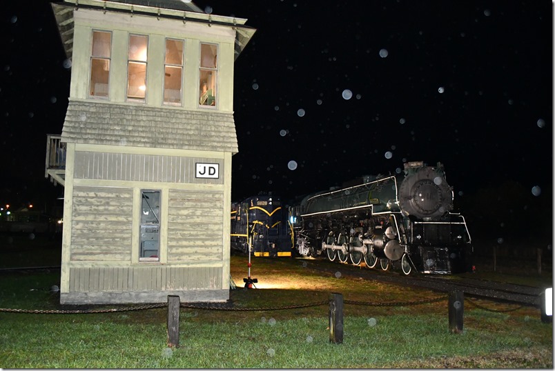 Those spots are rain drops! C&O Ry Heritage Center. AD Cabin.