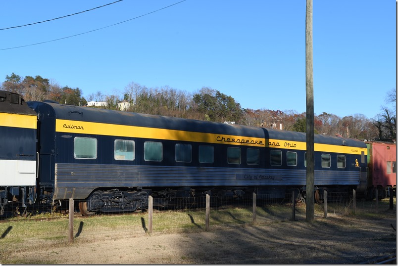 Pullman sleeper “City of Petoskey.” C&O Ry Heritage Center.