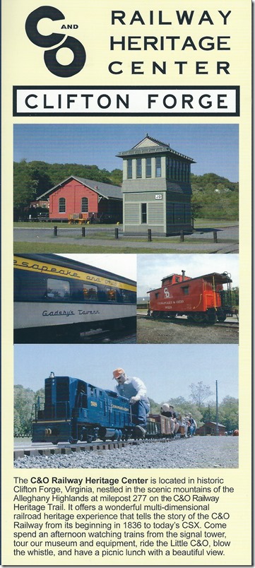 COHS Heritage Center brochure. Cover.