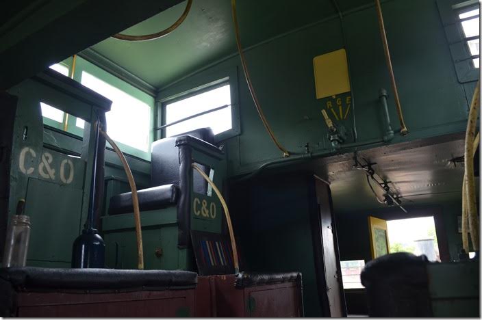 C&O cab 90665 interior.