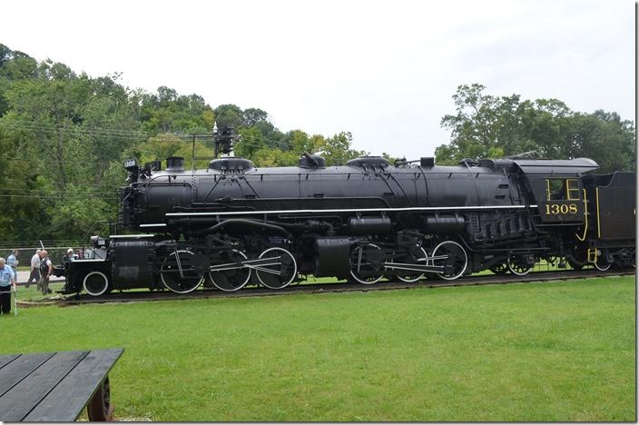 C&O 1308. Engine. Huntington.