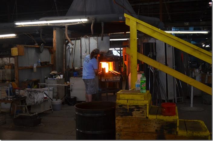 Our next stop was Blenko Glass Co. in Milton.