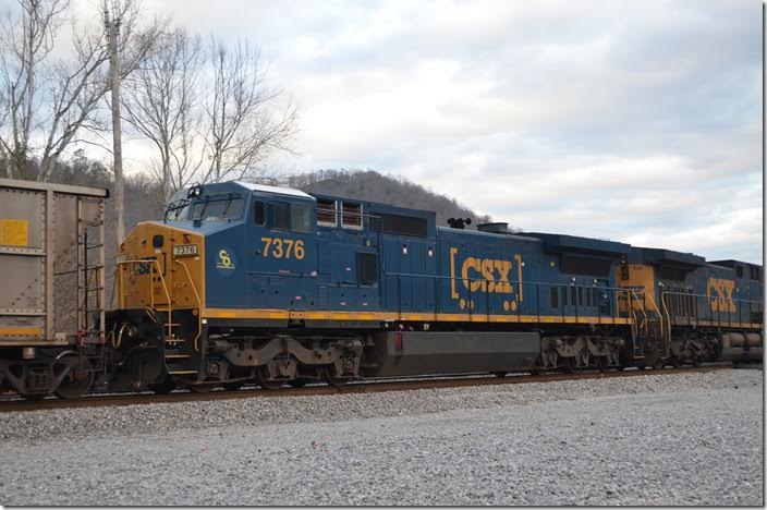 CSX 7376. C&O. View 2. Shelby.