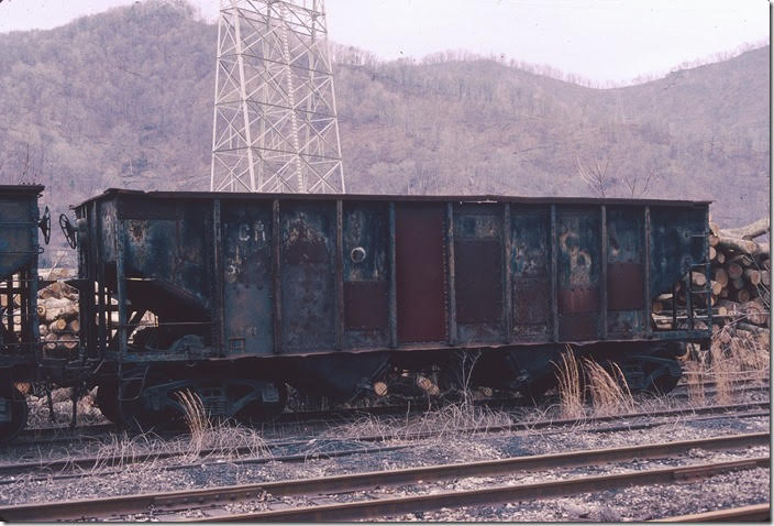 Elkem Metals hopper 631 Alloy WV. 02-26-1995. Ex-C&O nee-B&O.