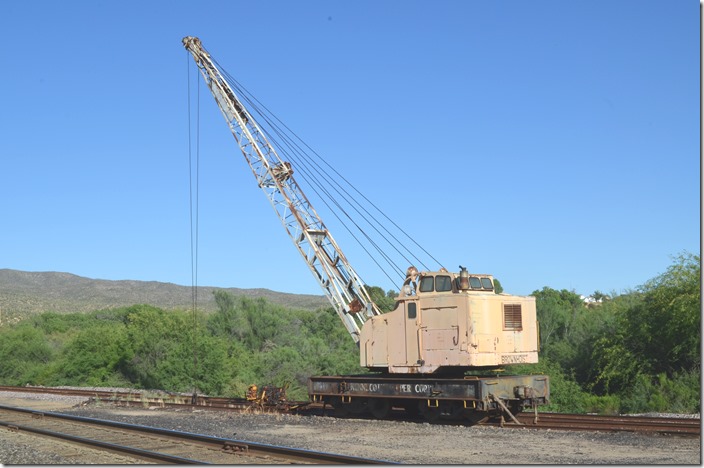 This Brownhoist crane was formerly Kennecott Copper. CBRY crane. Ray Jct AZ.