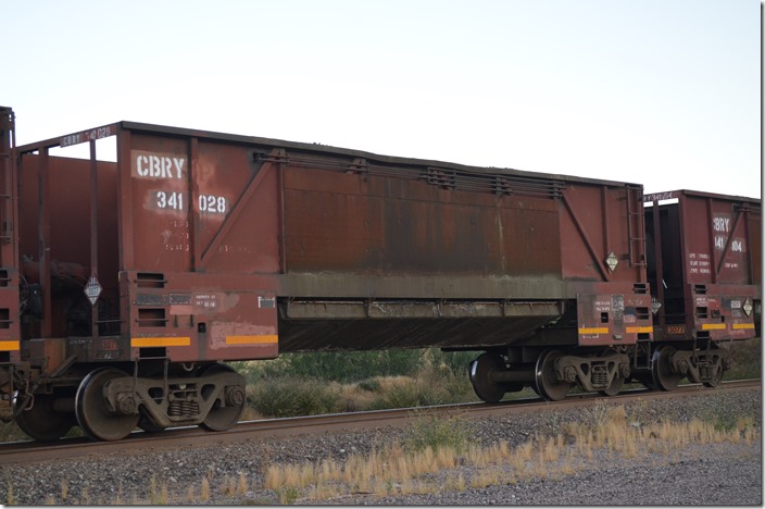 CBRY is ex-SP with the same number. CBRY 341028 hopper. Kelvin AZ.