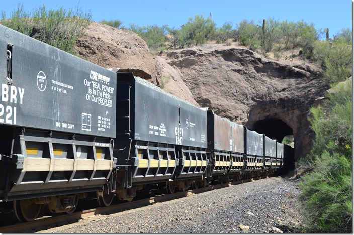 CBRY 301. Tunnel 2. View 3. near Ray Jct AZ.