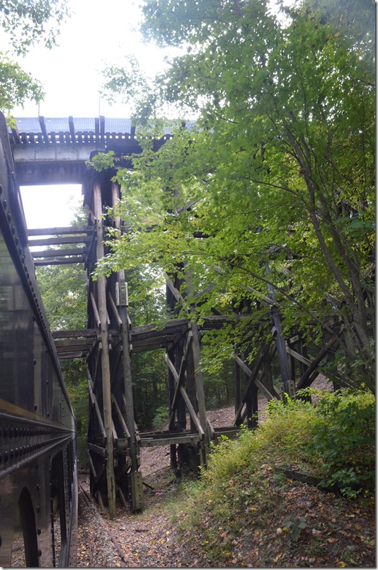The TVR Hiwassee Loop bridge on 10-02-2022.