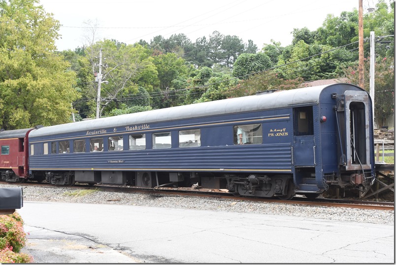 TVR “L&N” coach 3103 was built by AC&F in 1946 and used on the passenger train Hummingbird. See TVRM’s website at Tennessee Valley Railroad | Chattanooga & Delano Train Rides (tvrail.com) for full details on their equipment. Copperhill TN.