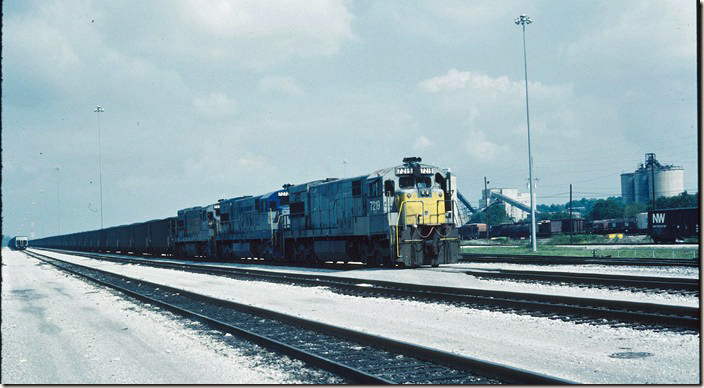 CSX 7219. CSX Corbin KY.