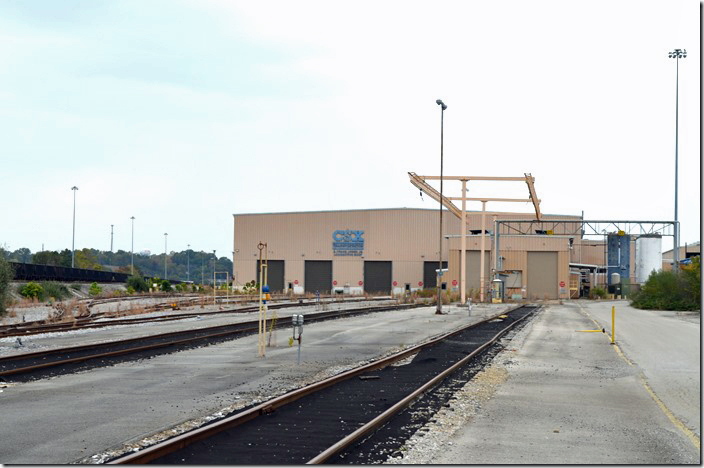 Another view of the south end of the locomotive shop. CSX Corbin A Crane Jones Loco Shop. 10-18-2020. CSX Corbin KY.