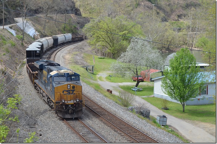 CSX 856. Shelby KY. DPU.