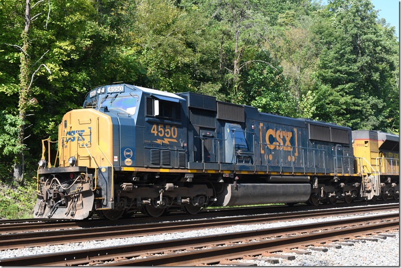CSX’s 4550 model is a “SD70AC.” Shelby.