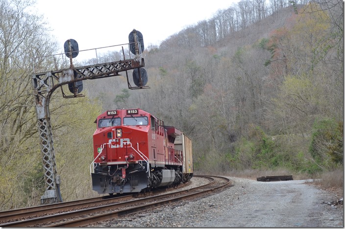 On the rear is CP DPU 8153. FO Cabin KY.