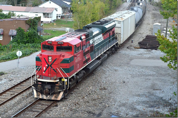 Ferromex 4075 is a SD70ACe. 10-09-2021. Shelby KY.