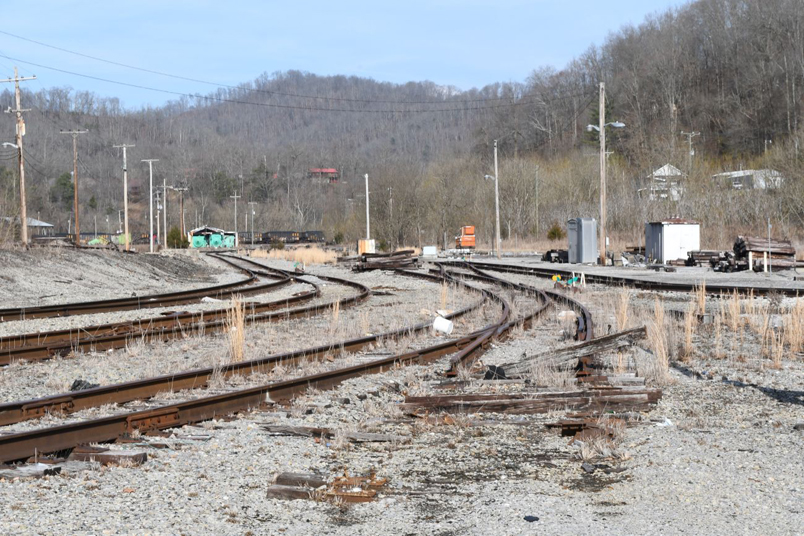 Other tracks have been removed. Years ago this area would have been filled with locomotives.