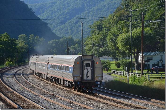 Amtrak 117 Meadow Creek. View 2.